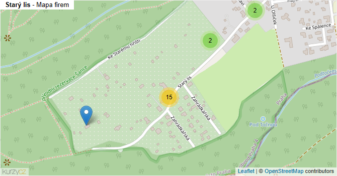 Starý lis - mapa firem