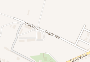 Statková v obci Praha 17 - mapa ulice