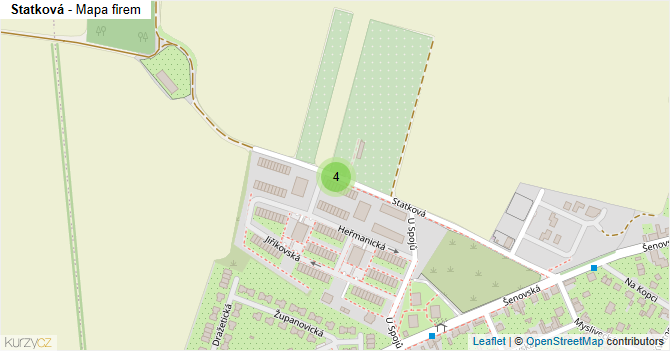 Statková - mapa firem