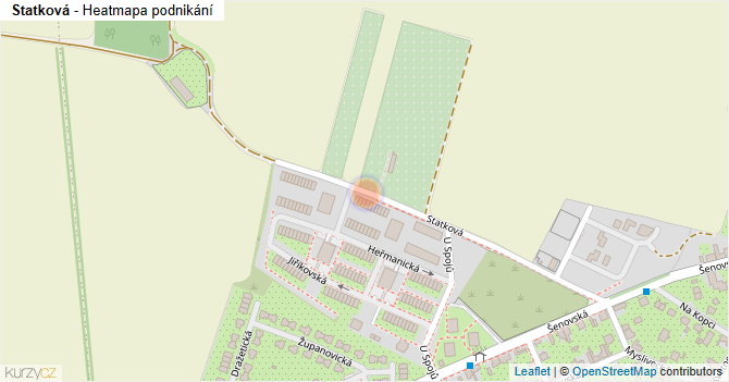 Statková - mapa podnikání
