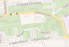Štěchovická v obci Praha 19 - mapa ulice