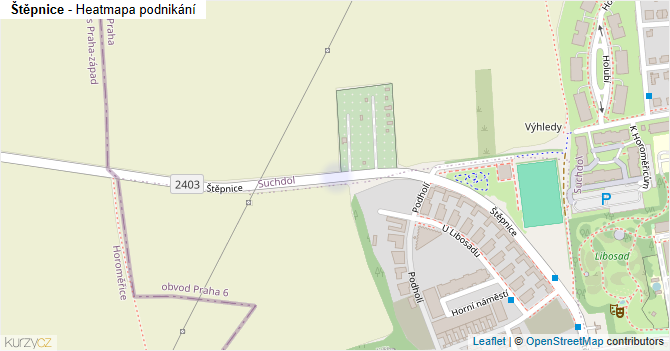 Štěpnice - mapa podnikání