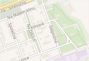 Štěpničná v obci Praha - mapa ulice