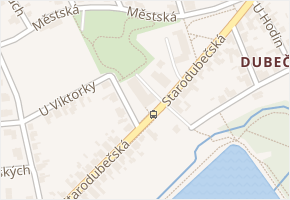 Stradonická v obci Praha - mapa ulice