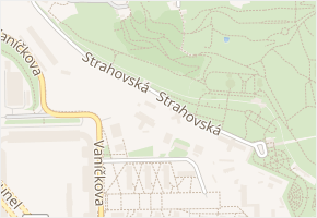 Strahovská v obci Praha - mapa ulice