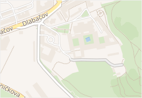 Strahovské nádvoří v obci Praha 10 - mapa ulice