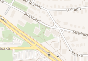 Strašnická v obci Praha - mapa ulice