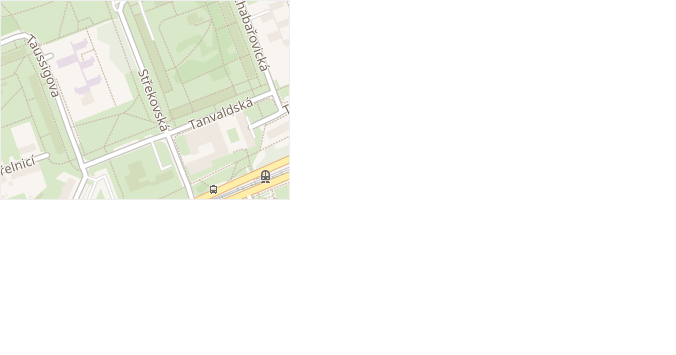 Střekovská v obci Praha - mapa ulice