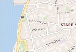Stříbrná v obci Praha - mapa ulice