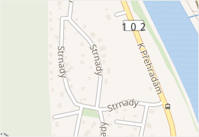 Strnady v obci Praha - mapa ulice