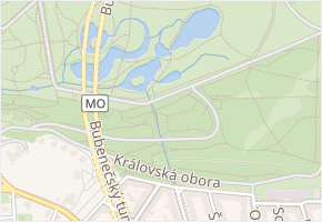 Stromovka v obci Praha 9 - mapa ulice