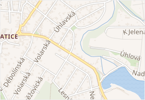 Strouhalova v obci Praha 4 - mapa ulice