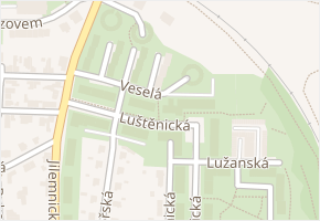Studená v obci Praha - mapa ulice
