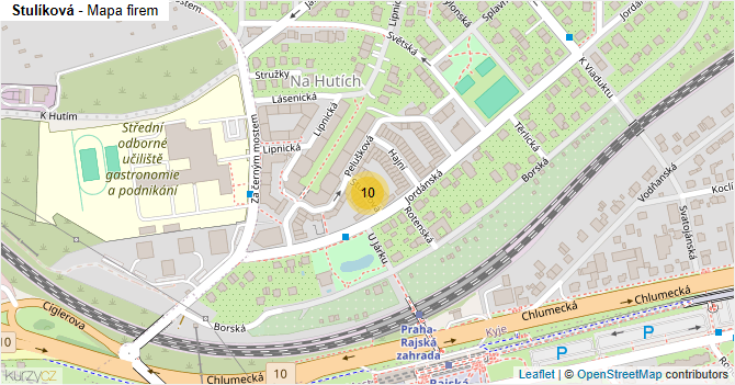 Stulíková - mapa firem