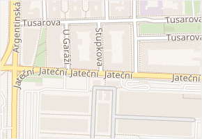 Stupkova v obci Praha 10 - mapa ulice