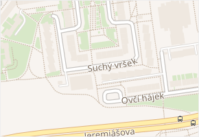Suchý vršek v obci Praha 11 - mapa ulice