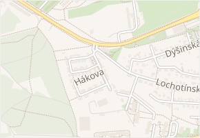 Sudkova v obci Praha 2 - mapa ulice