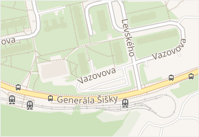 Šumenská v obci Praha - mapa ulice