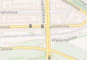 Svatoplukova v obci Praha - mapa ulice