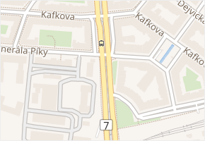 Svatovítská v obci Praha - mapa ulice