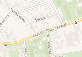 Švecova v obci Praha 9 - mapa ulice