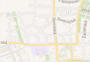 Svijanská v obci Praha 10 - mapa ulice