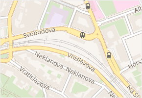 Svobodova v obci Praha 12 - mapa ulice