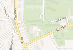 Tajovského v obci Praha 10 - mapa ulice