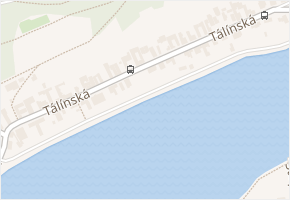 Tálínská v obci Praha 6 - mapa ulice