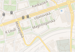 Taškentská v obci Praha - mapa ulice
