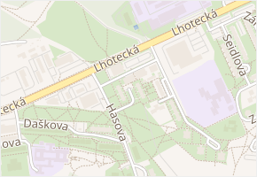 Těšíkova v obci Praha - mapa ulice