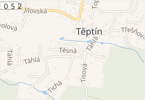 Těsná v obci Praha 6 - mapa ulice
