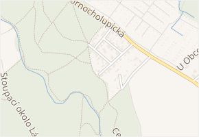 Točenská v obci Praha - mapa ulice