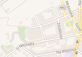 Tomkova v obci Praha - mapa ulice
