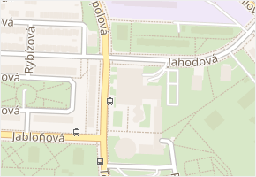 Topolová v obci Praha - mapa ulice