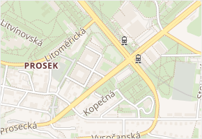Trmická v obci Praha 2 - mapa ulice