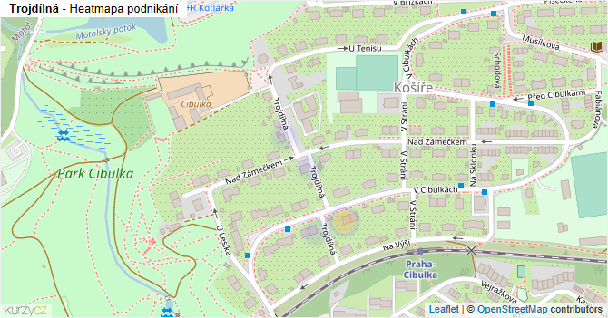 Trojdílná - mapa podnikání