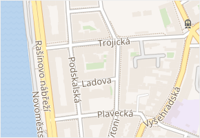 Trojická v obci Praha 5 - mapa ulice