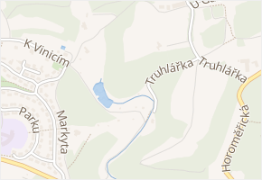 Truhlářka v obci Praha - mapa ulice