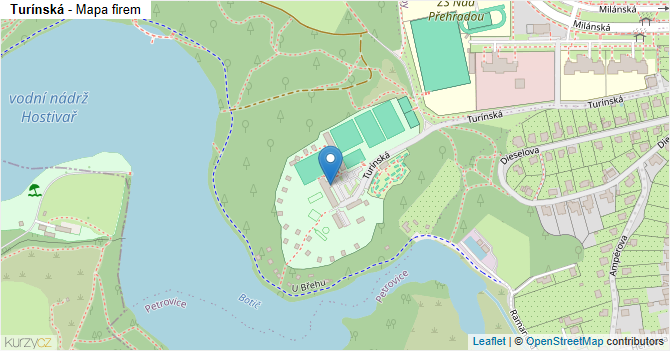 Turínská - mapa firem