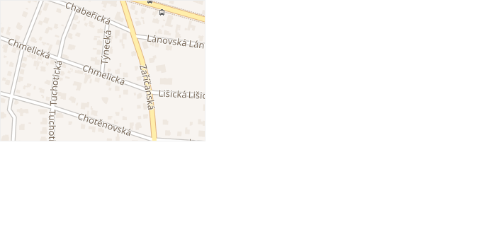 Týnecká v obci Praha - mapa ulice