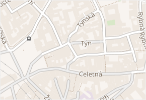 Týnská v obci Praha - mapa ulice