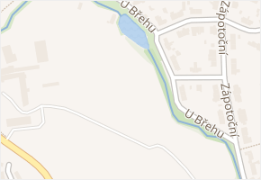 U břehu v obci Praha - mapa ulice