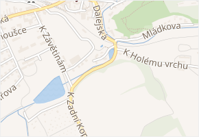 U Bubce v obci Praha 11 - mapa ulice