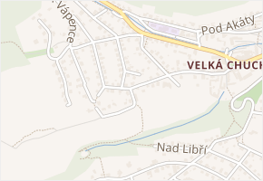 U černé rokle v obci Praha 10 - mapa ulice