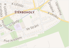 U Drupolu v obci Praha - mapa ulice