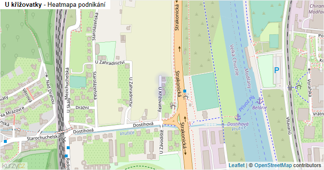 U křižovatky - mapa podnikání