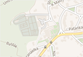 U Matěje v obci Praha - mapa ulice