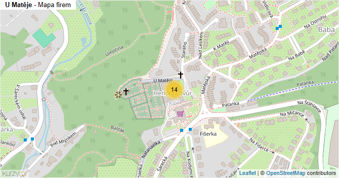 U Matěje - mapa firem