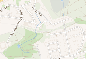 U mydlárny v obci Praha - mapa ulice